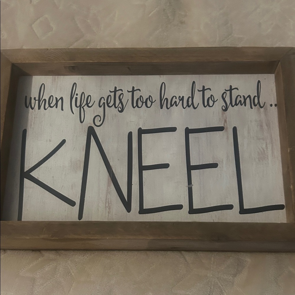 Inspirational Wooden Wall Sign